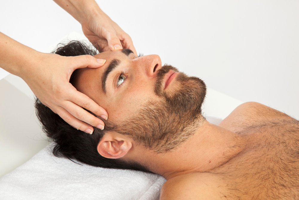 massage cranien homme